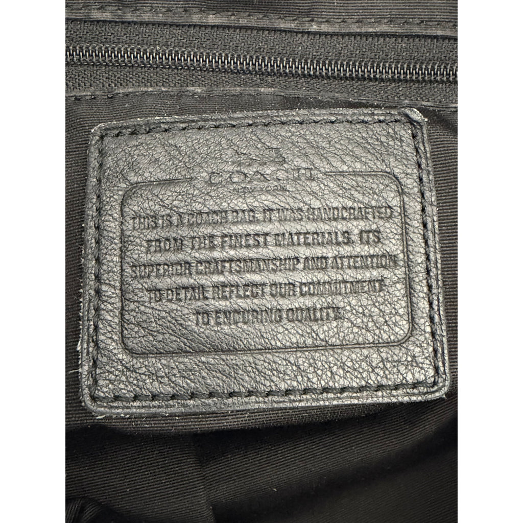 COACH Pebbled Leather Satchel