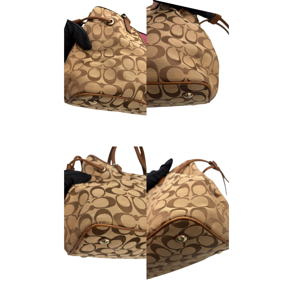 COACH Signature Stripe Tote