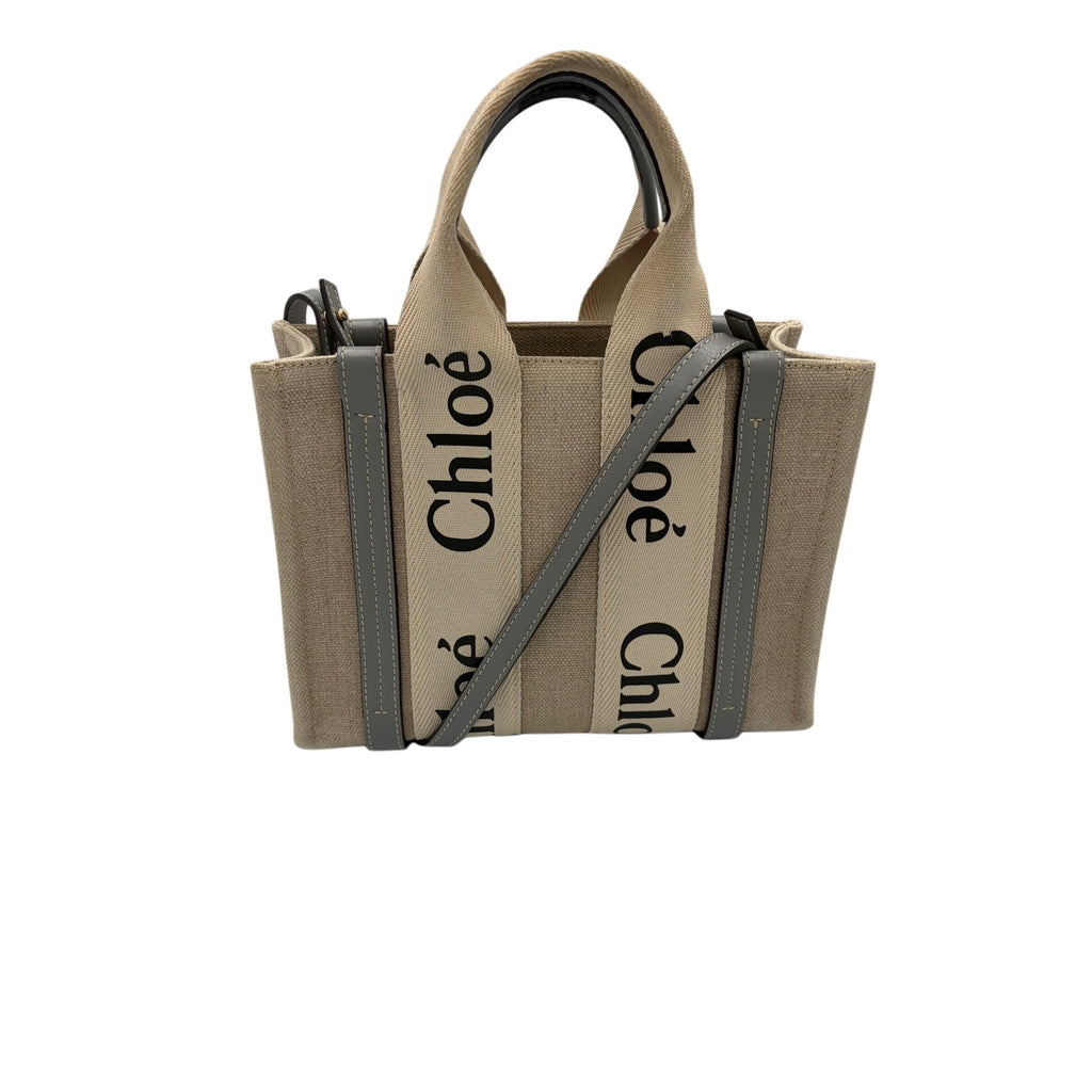 Chloé Woody Small Canvas Tote