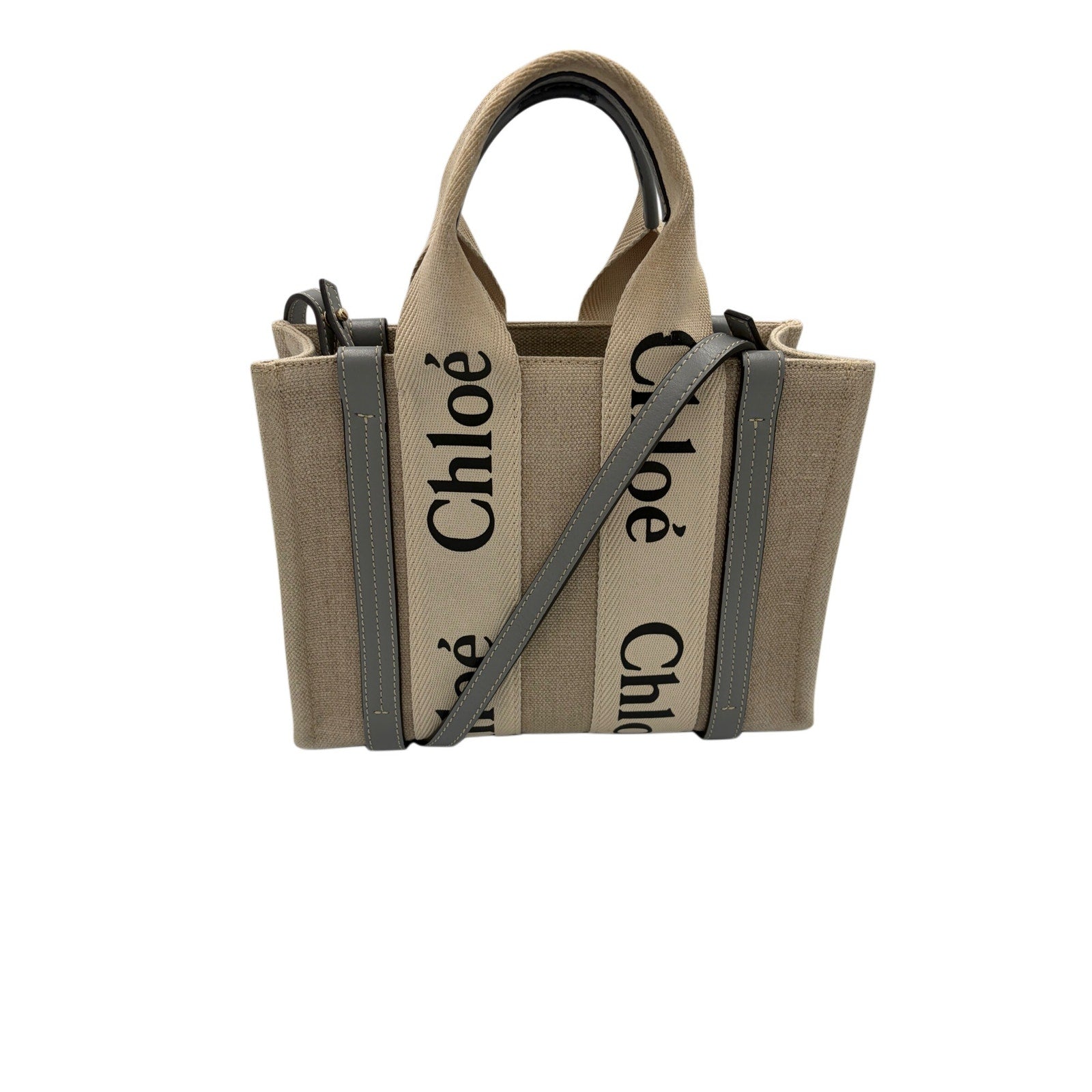 Chloé Woody Small Canvas Tote