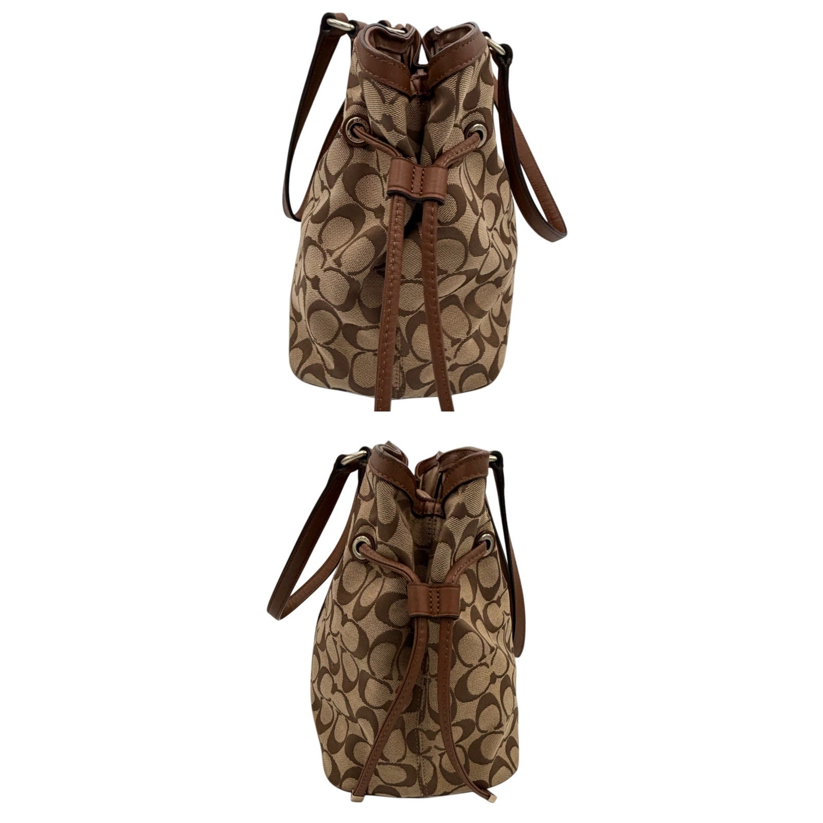 COACH Signature Stripe Tote