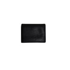 Prada Black Textured Leather Compact Wallet