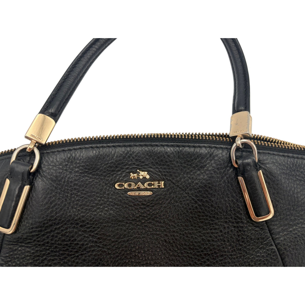 COACH Pebbled Leather Satchel