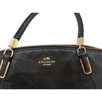 COACH Pebbled Leather Satchel