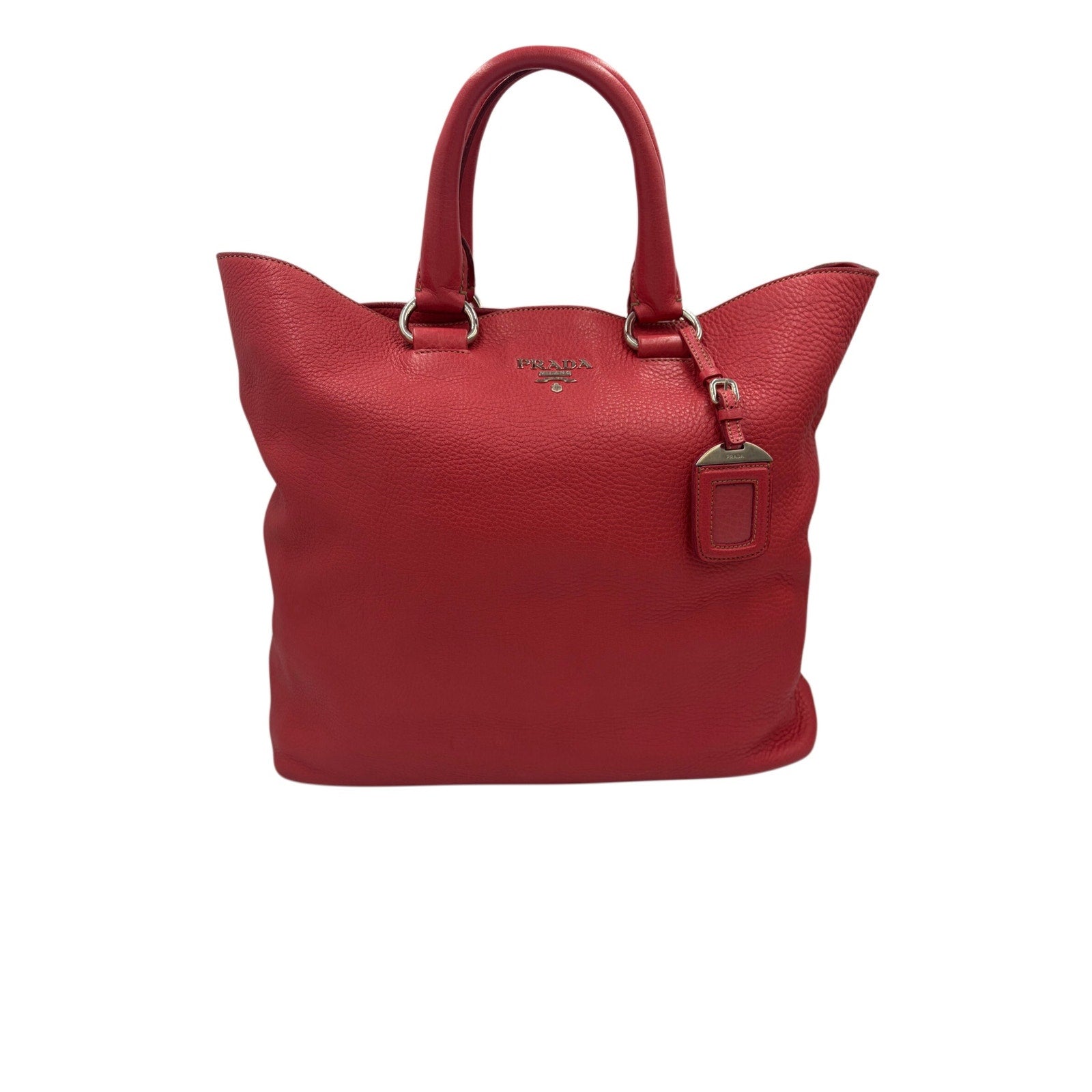 PRADA Vitello Leather Tote