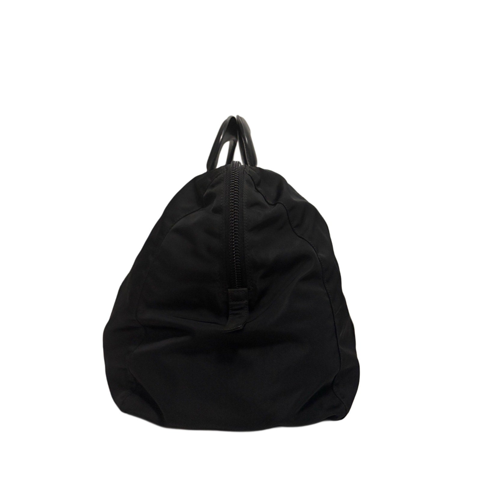 PRADA Nylon Boston Bag – Silver Hardware