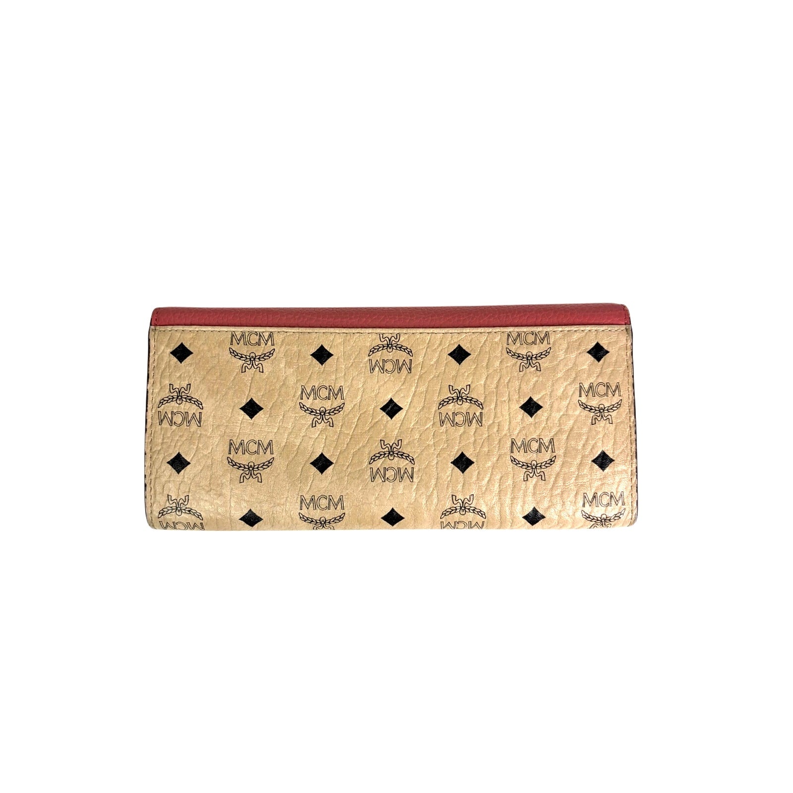 MCM Visetos Flap Long Wallet