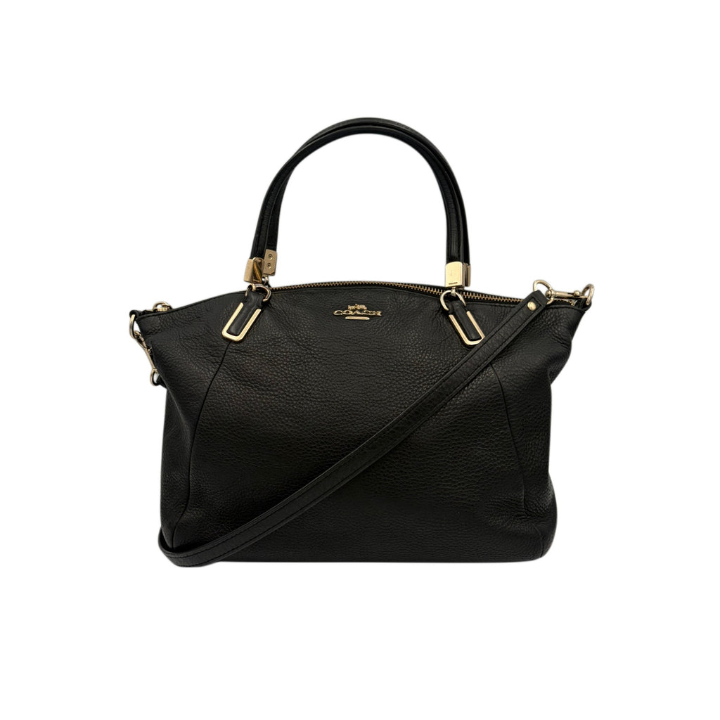 COACH Pebbled Leather Satchel