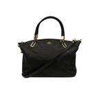 COACH Pebbled Leather Satchel