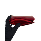 Yves Saint Laurent Red Leather Long Wallet-Vintage
