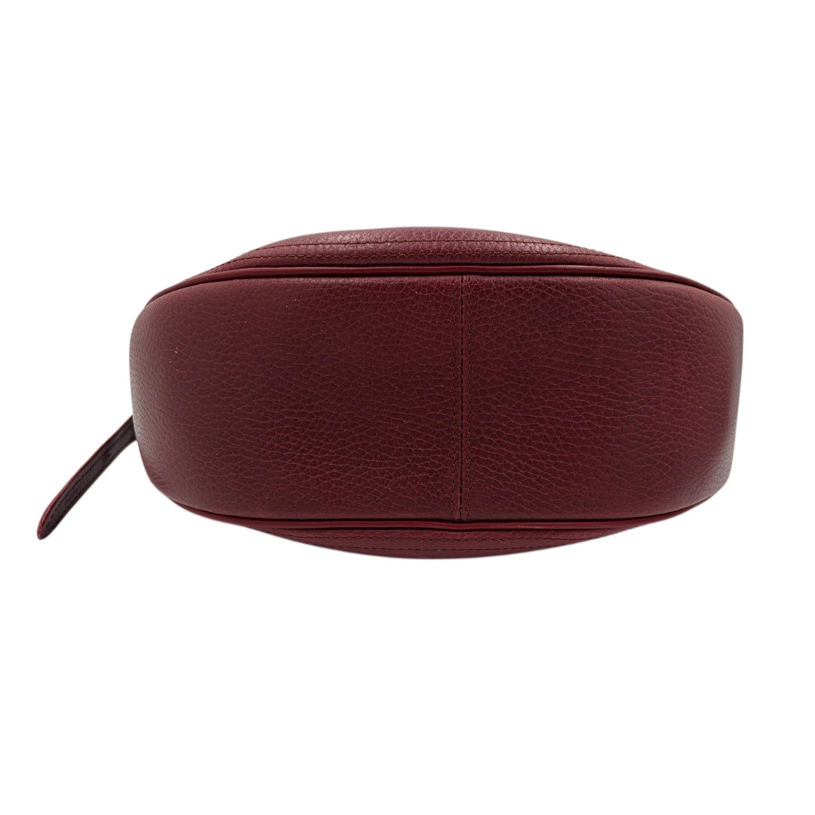 CARTIER Bordeaux Leather Crossbody