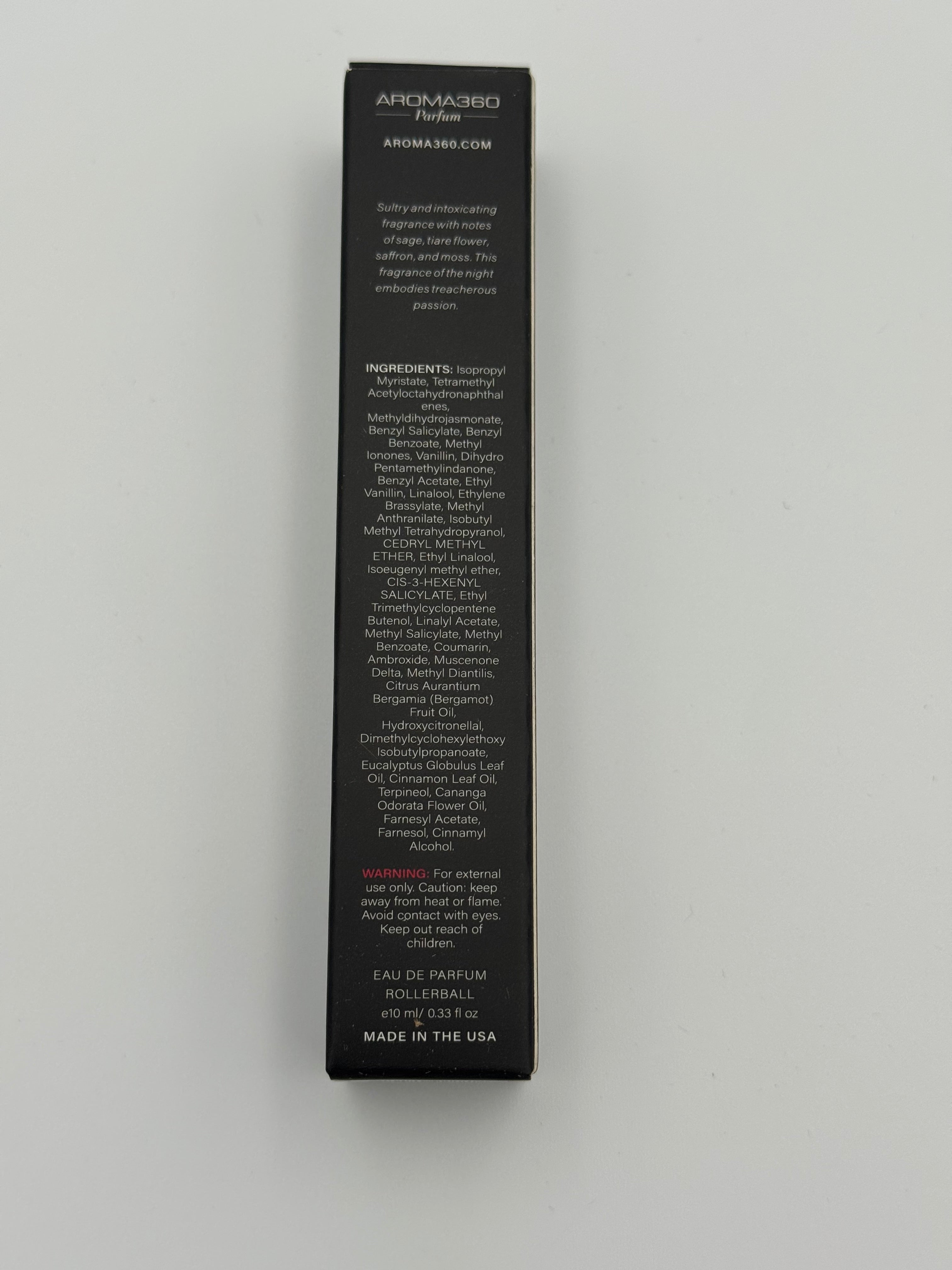 Aroma360 Black Parfum Rollerball