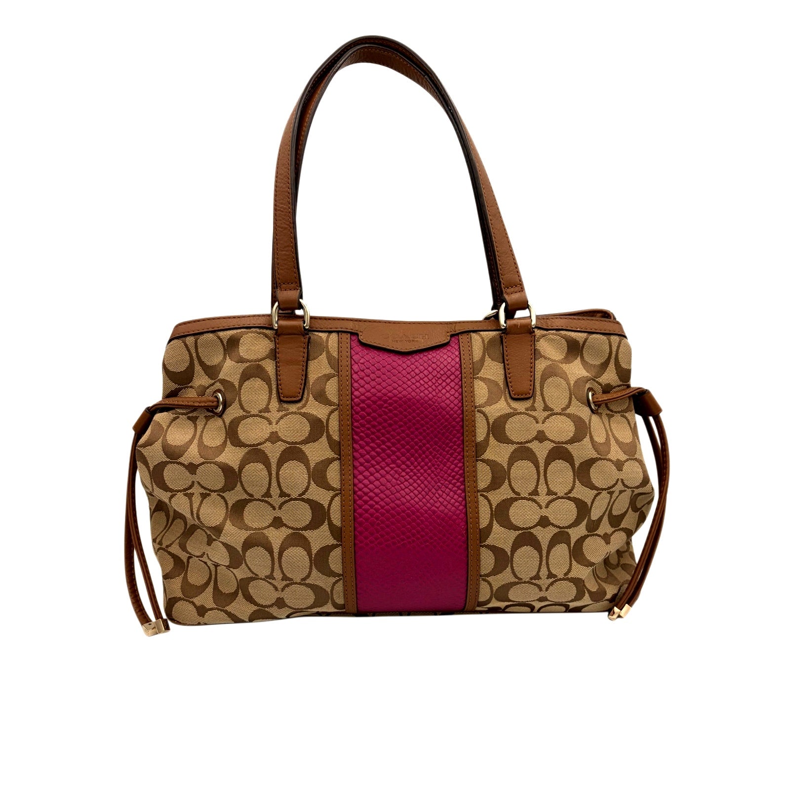 COACH Signature Stripe Tote