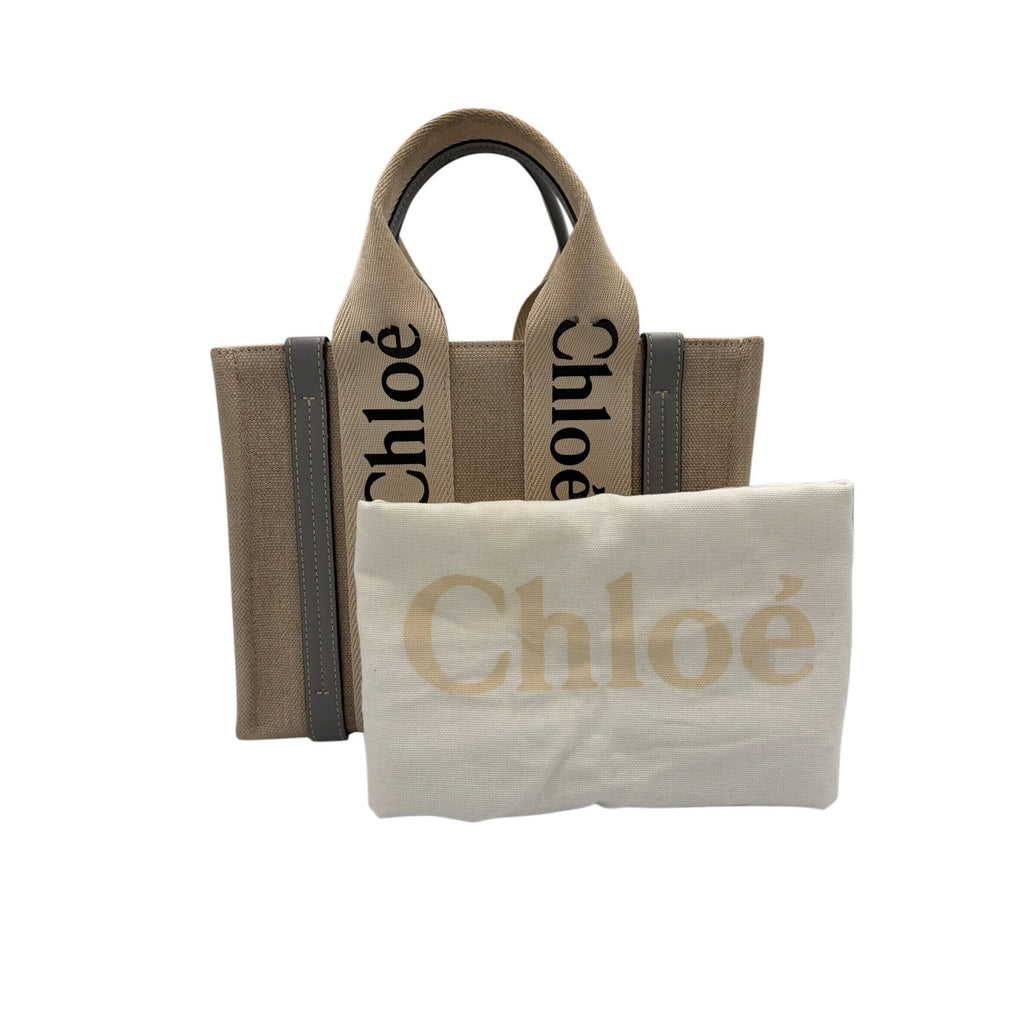 Chloé Woody Small Canvas Tote