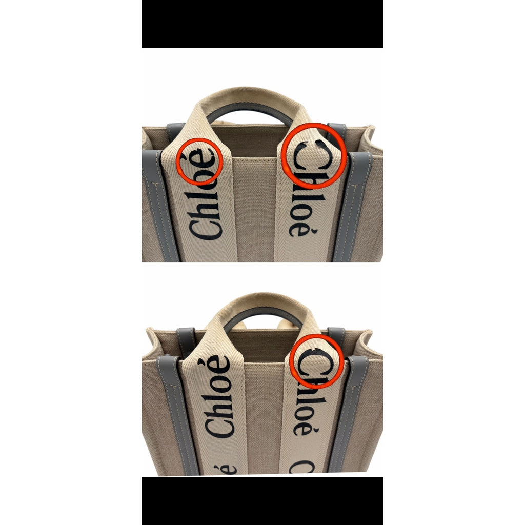 Chloé Woody Small Canvas Tote