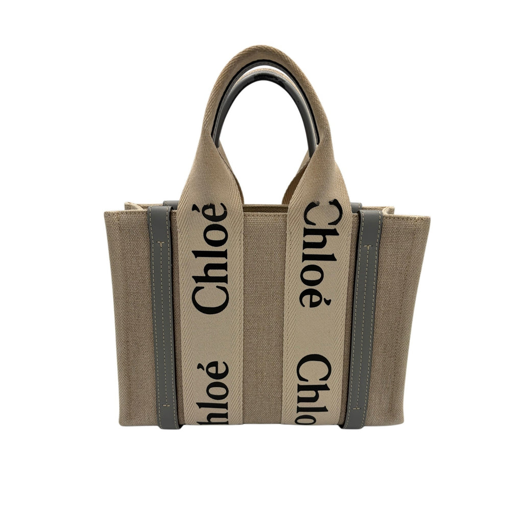 Chloé Woody Small Canvas Tote