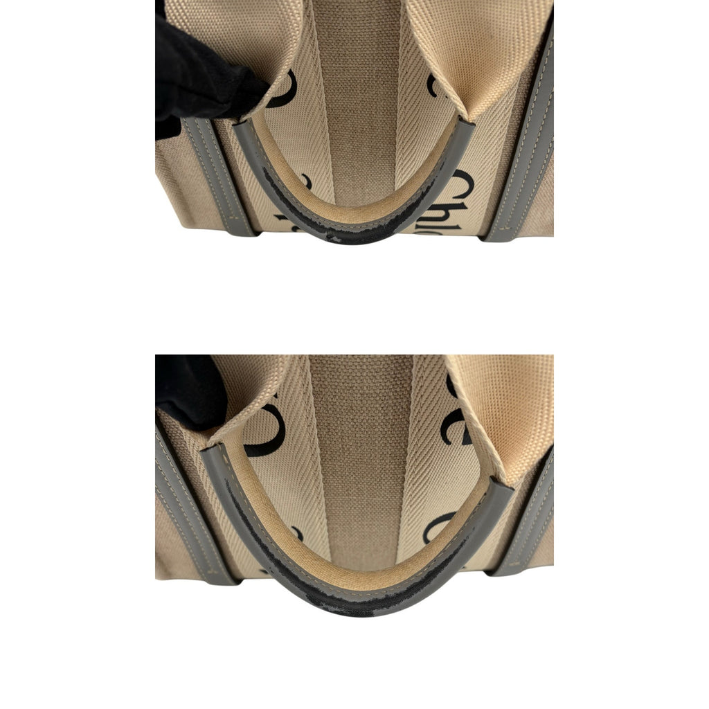 Chloé Woody Small Canvas Tote