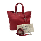 PRADA Vitello Leather Tote
