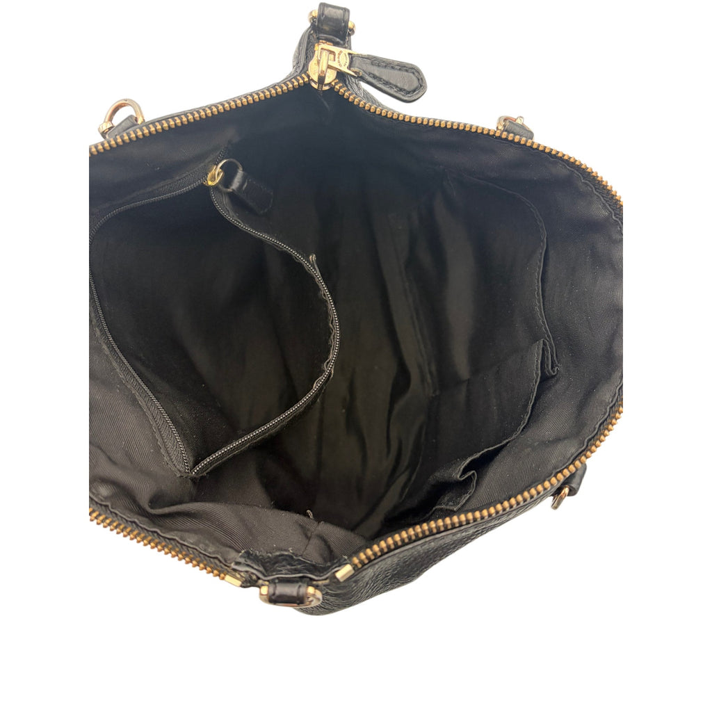 COACH Pebbled Leather Satchel