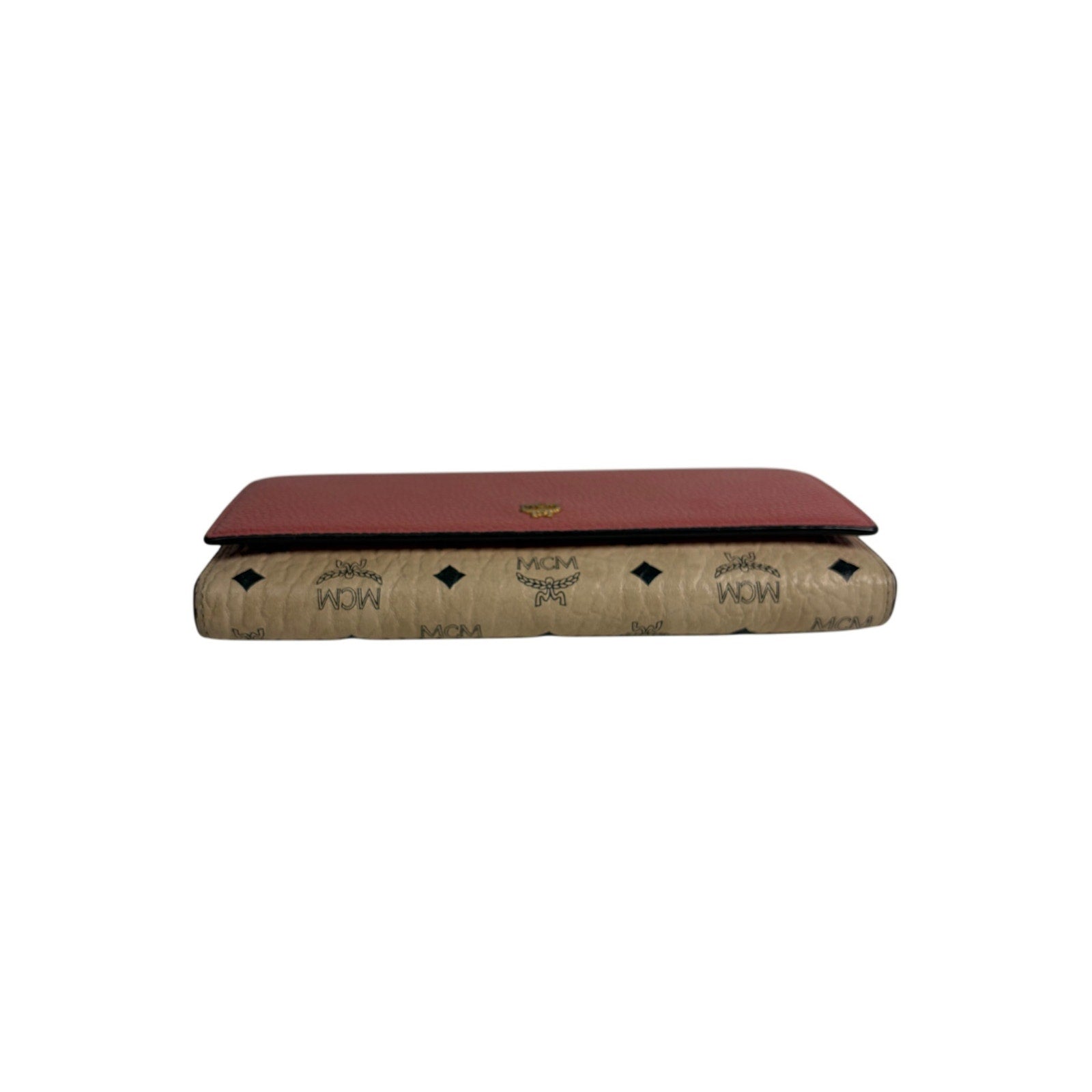 MCM Visetos Flap Long Wallet