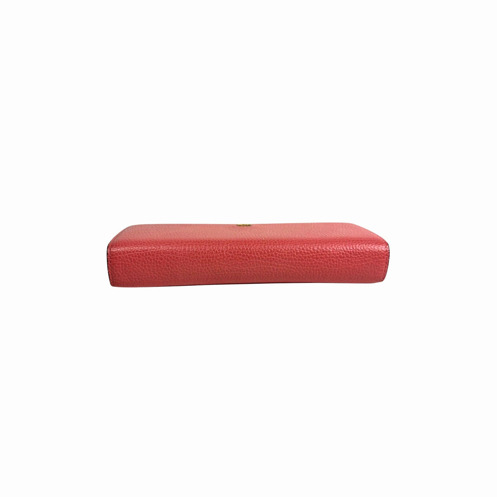 MCM Visetos Flap Long Wallet
