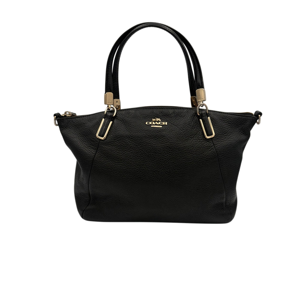 COACH Pebbled Leather Satchel