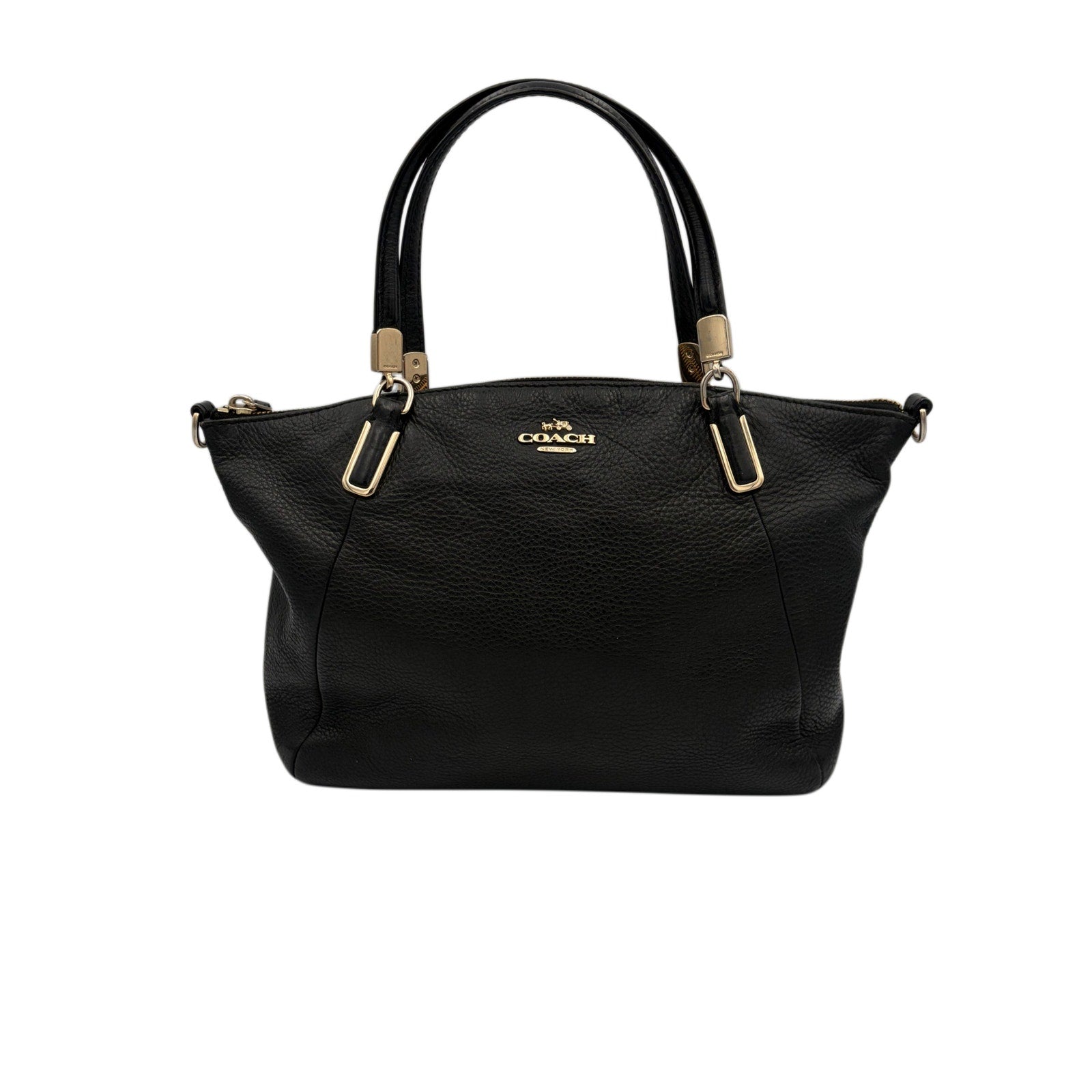 COACH Pebbled Leather Satchel