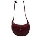 CARTIER Bordeaux Leather Crossbody