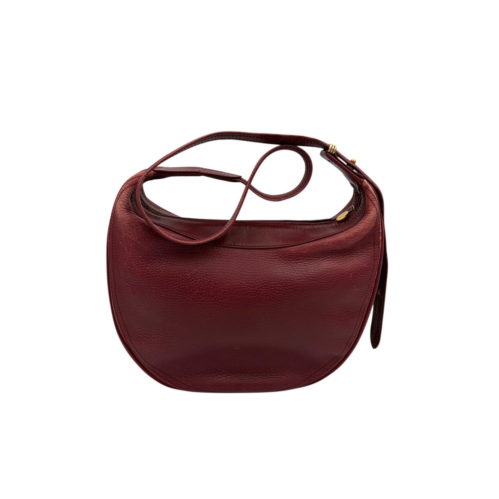 CARTIER Bordeaux Leather Crossbody