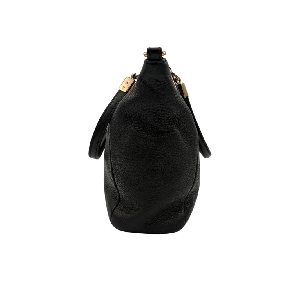 COACH Pebbled Leather Satchel