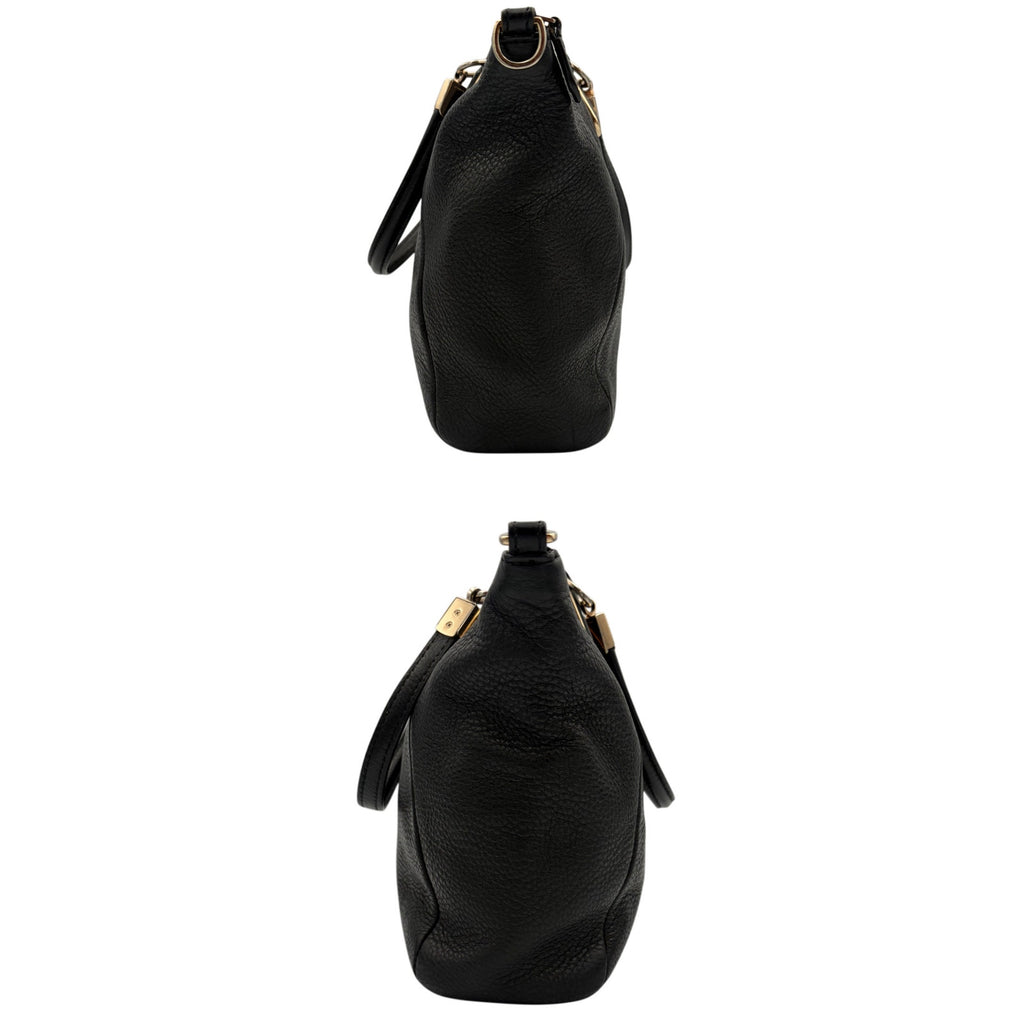COACH Pebbled Leather Satchel