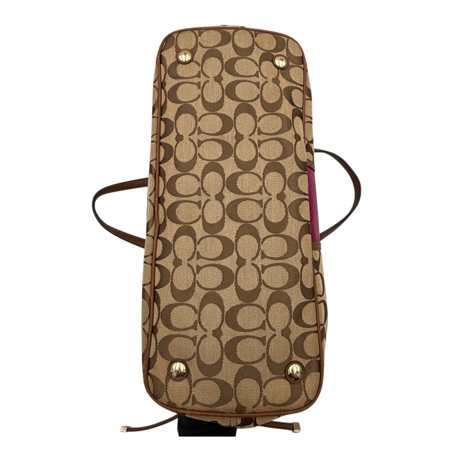 COACH Signature Stripe Tote
