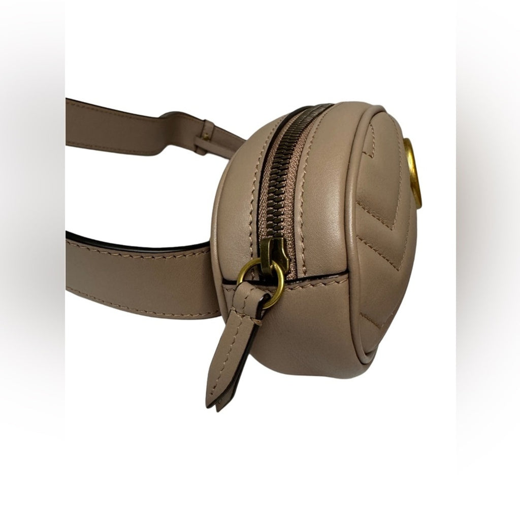 GUCCI GG Matelasse Marmont Belt Bag