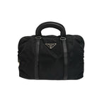 PRADA Nylon Boston Bag – Silver Hardware