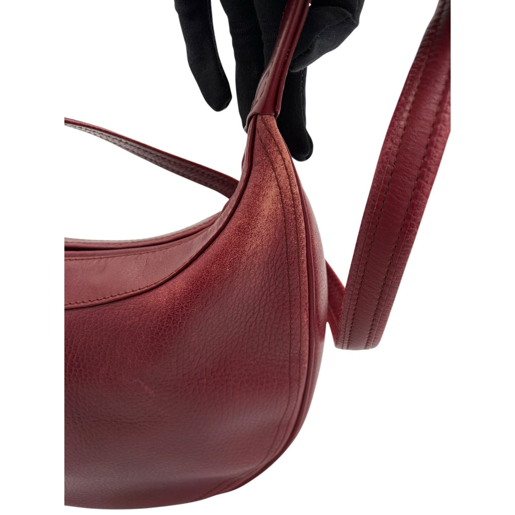 CARTIER Bordeaux Leather Crossbody