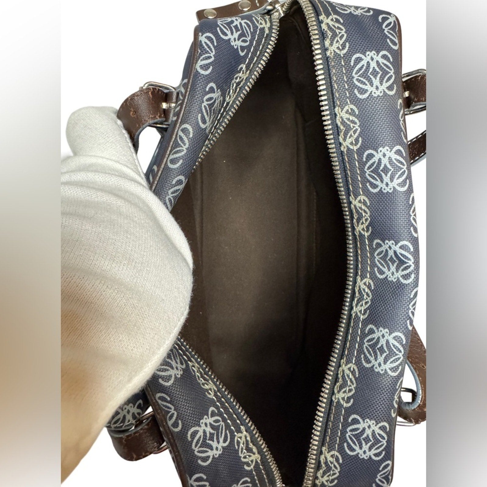 LOEWE Anagram Boston w/mini pouch