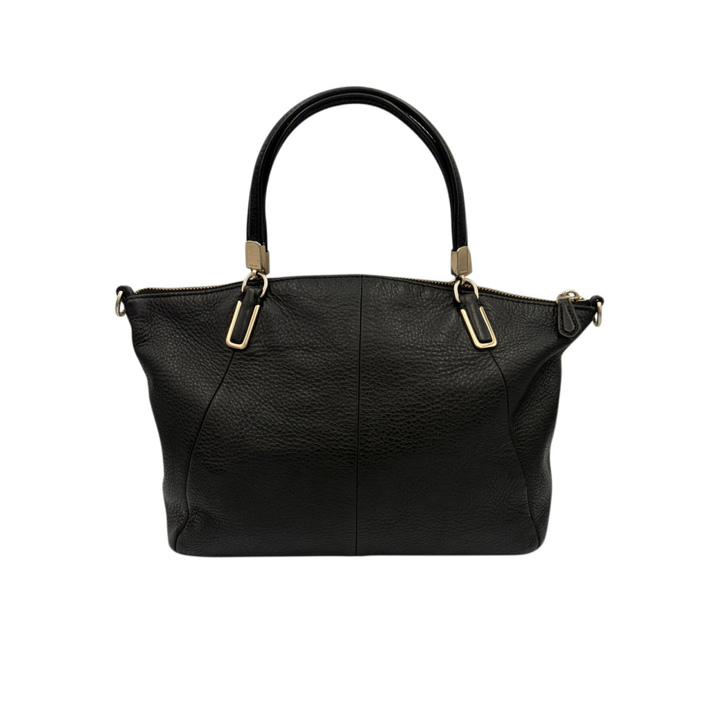 COACH Pebbled Leather Satchel