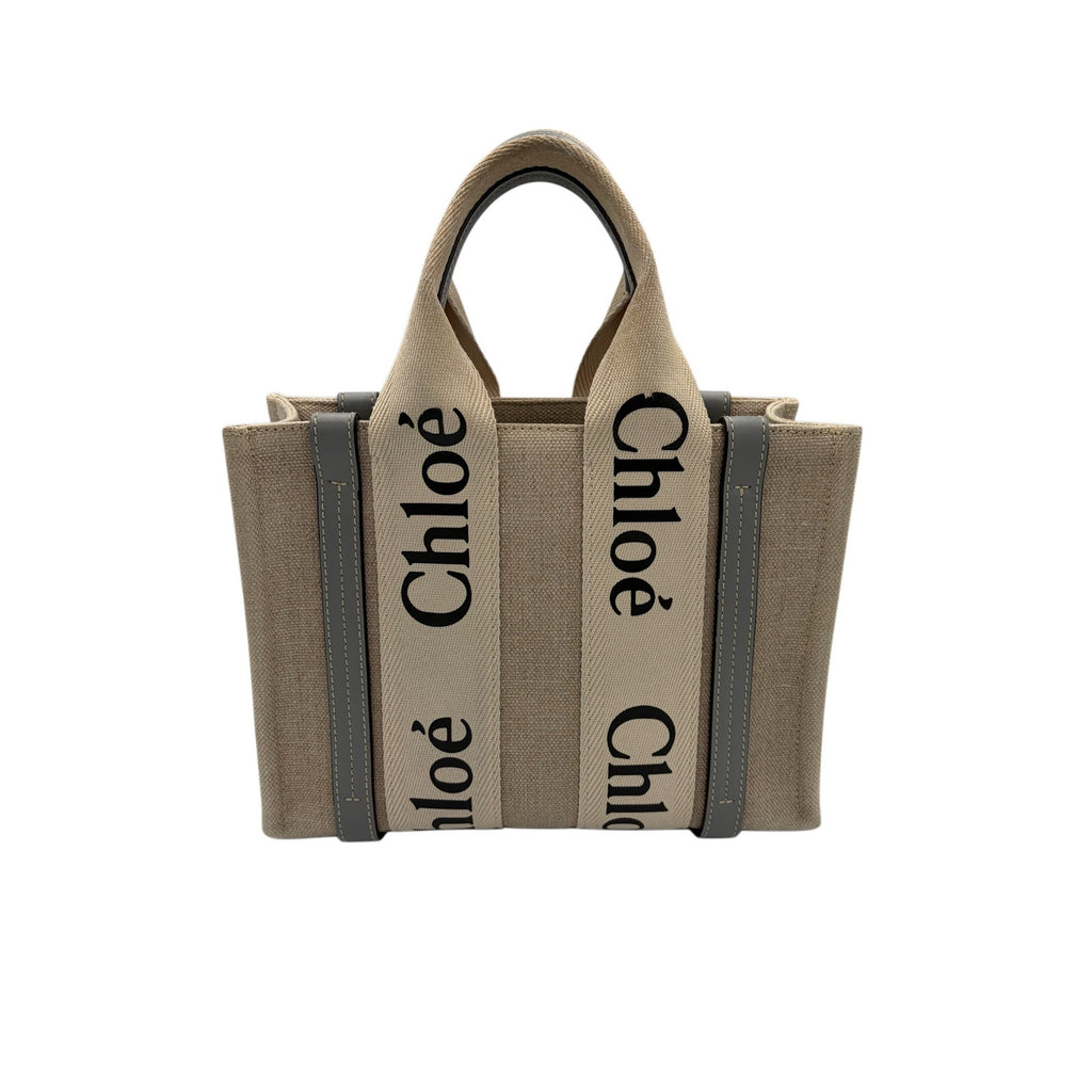 Chloé Woody Small Canvas Tote